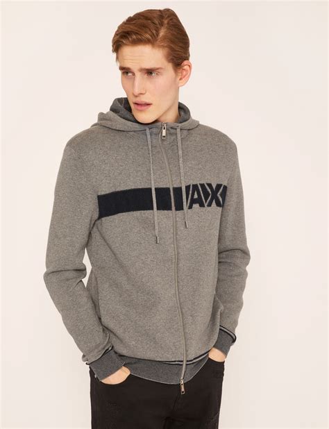 armani exchange hoodie sweater men.